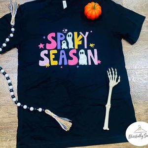 Spooky Season Graphic tshirt - new! Large